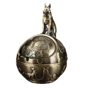 Cendrier Original Loup avec design unique et artistique